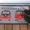 VW Collection T1 Bulli Front / Back Fußmatte 70 X 50 Cm -NIGR Camping Geschaft 392788 2858546