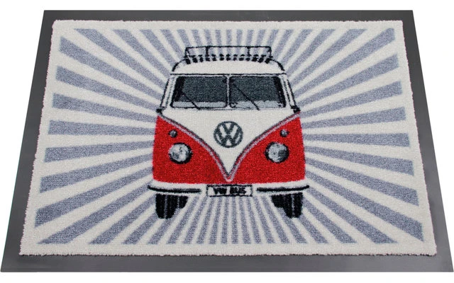 VW Collection T1 Bulli Strahlen Fußmatte Rot 70 X 50 Cm 3 VW Collection T1 Bulli Strahlen Fußmatte Rot 70 X 50 Cm