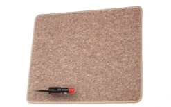 Pro Car Heizteppich 12 V 40 X 80 Cm Braun -NIGR Camping Geschaft 615135 4380091