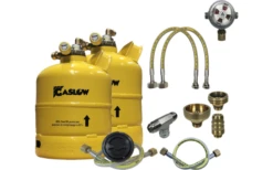 Gaslow Doppel Zylinder Kit Mit Einfüllstutzen 2,7 Kg